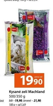 Zelí bílé kysané Machland