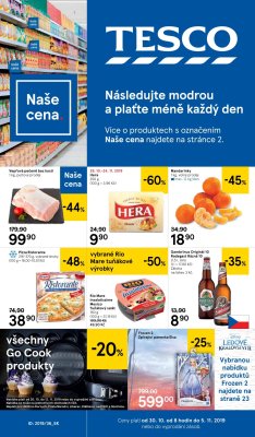 akční leták Tesco 30.10.2019-5.11.2019