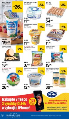 akční leták Tesco 30.10.2019-5.11.2019