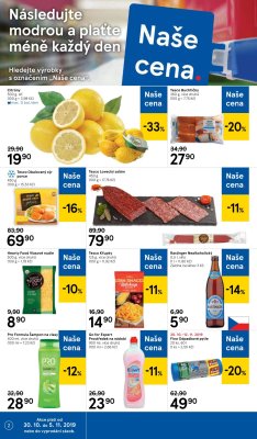 akční leták Tesco 30.10.2019-5.11.2019