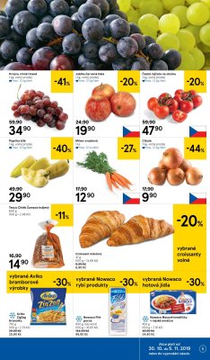 akční leták Tesco 30.10.2019-5.11.2019