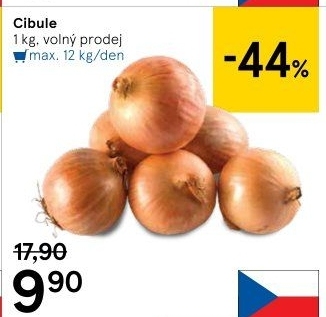 Cibule kuchyňská žlutá