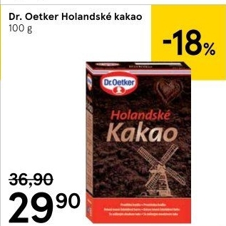 Kakao holandské Dr. Oetker