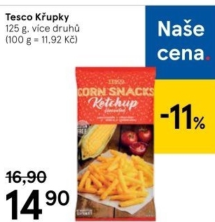 Křupky Tesco