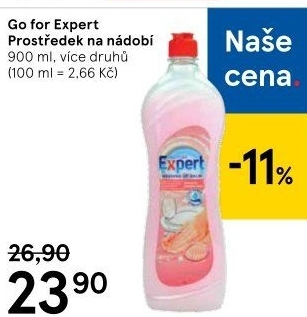 Prostředek na nádobí Go For Expert