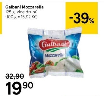 Sýr Mozzarella Galbani
