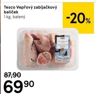 Vepřový zabijačkový balíček Tesco
