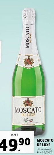 Sekt Bianco De Luxe Moscato