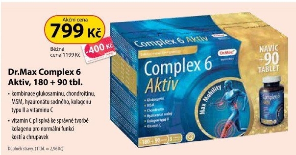 Doplněk stravy Complex 6 Aktiv Dr.Max
