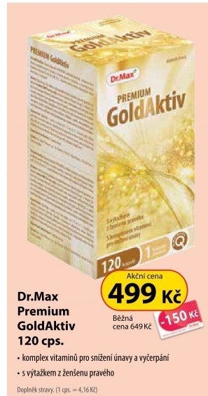 Doplněk stravy Premium GoldAktiv Dr.Max