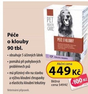 Doplněk stravy pro psy Péče o klouby Pet Health Care