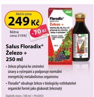 Doplněk stravy Železo+ Floradix Salus