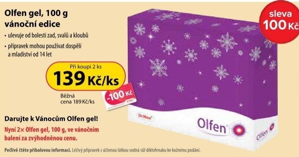 Gel proti bolesti a zánětu kloubů Olfen