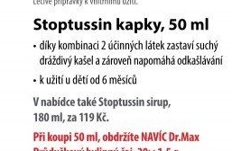 Kapky proti kašli Stoptussin