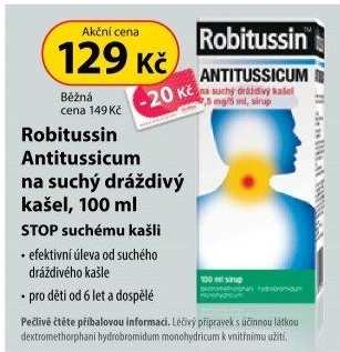 Sirup proti kašli Antitussicum Robitussin