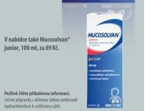 Sirup proti kašli Junior Mucosolvan
