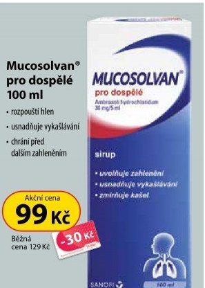 Sirup proti kašli Mucosolvan