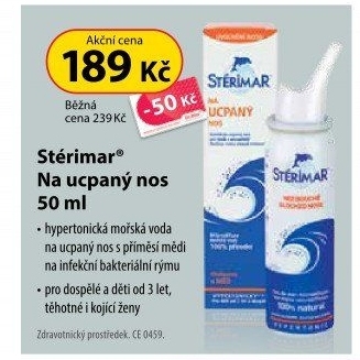 Sprej nosní Stérimar Na ucpaný nos