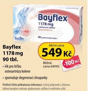 Tablety na osteoartrózu Bayflex