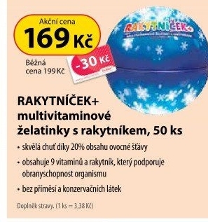 Vitamíny pro děti Rakytníček Terezia