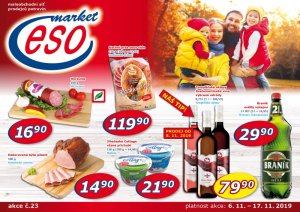 akční leták ESO MARKET 6.11.2019-17.11.2019