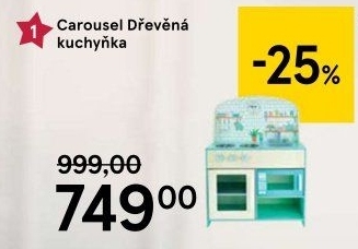 Dětská dřevěná kuchyňka Carousel