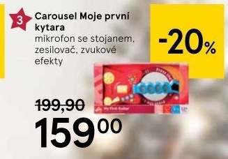 Dětská kytara Carousel