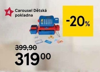 Dětská pokladna Carousel