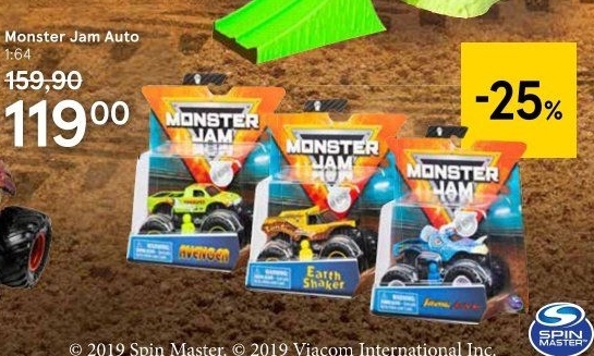 Dětské auto Monster Jam Spin Master