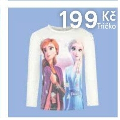 Dívčí tričko s dlouhým rukávem F&amp