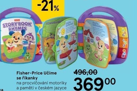 Interaktivní hračka - Učíme se říkanky Fisher - Price