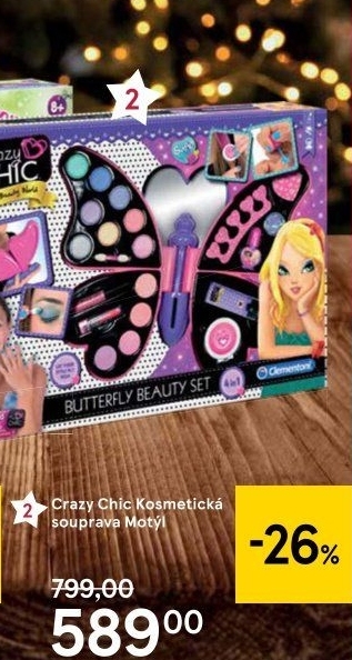 Kosmetická sada Crazy Chic Clementoni
