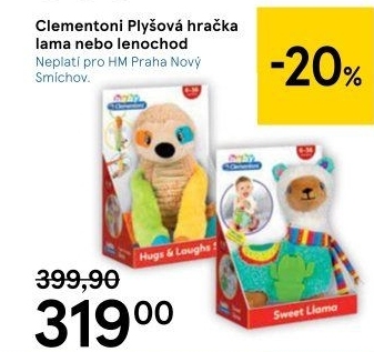 Plyšové zvířátko Clementoni
