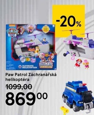 Záchranářská helikoptéra Tlapková patrola Paw Patrol