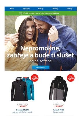akční leták Sportisimo 3.11.2019-8.11.2019