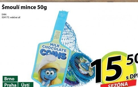 Čokoládové mince - TAMDA FOODS akcniletaky.com