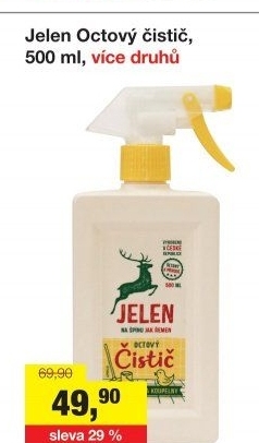 Čistič octový Jelen