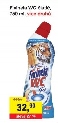 Čistič WC gelový Fixinela