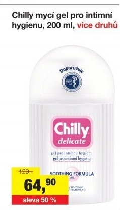 Intimní gel Intima Chilly