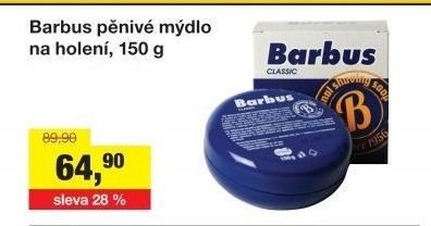 Mýdlo na holení Barbus