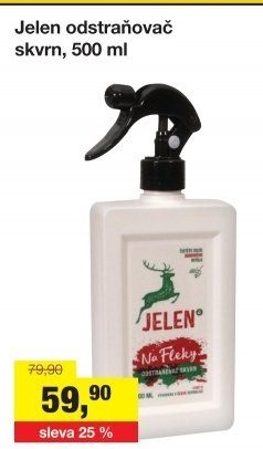 Odstraňovač skvrn ve spreji Jelen