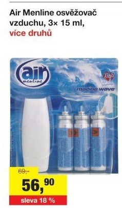 Osvěžovač vzduchu Air Menline