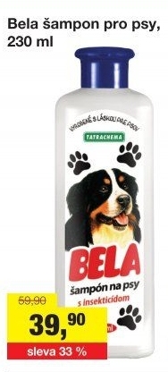 Šampon pro psy Bela