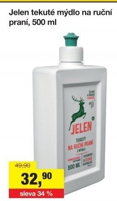 Tekuté mýdlo na ruční praní Jelen