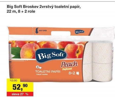 Toaletní papír 2vrstvý Big Soft