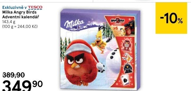 Adventní kalendář Milka