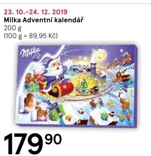Adventní kalendář Milka