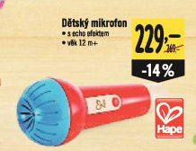 Dětský mikrofon Hape