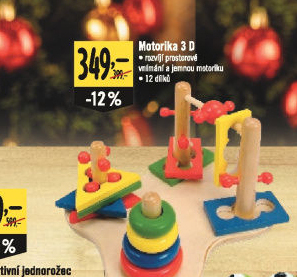 Motorická hračka Woody