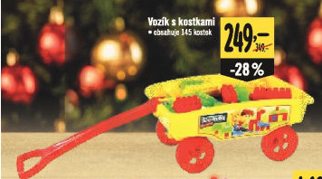 Stavebnice s vozíkem